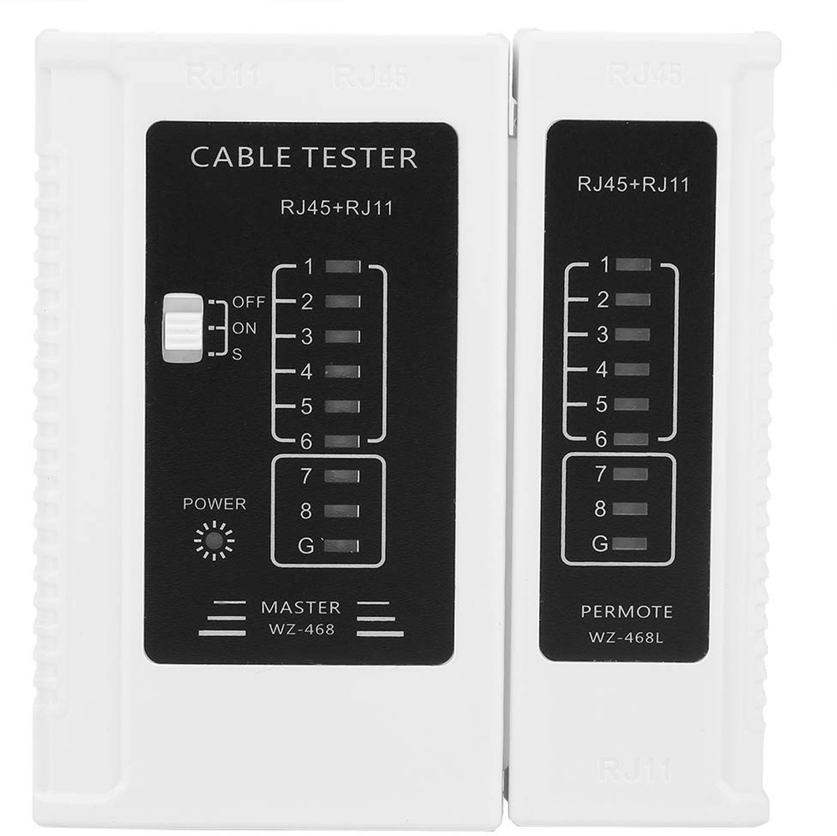 Netwerk Kabel Tester - LAN Tester Tool - Netwerk Installatie - Multifunctionele Connectoren - 10.4 x 9.8 cm