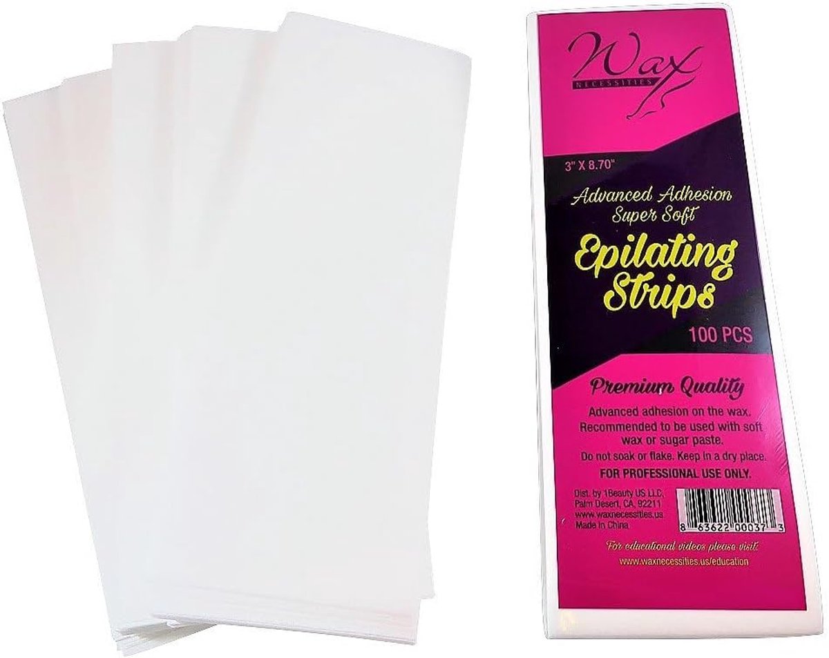 Ontharingsstrips Vlies - Harsen Strips - Gladde Huid - Hoge Hechtkracht - 100 Stuks