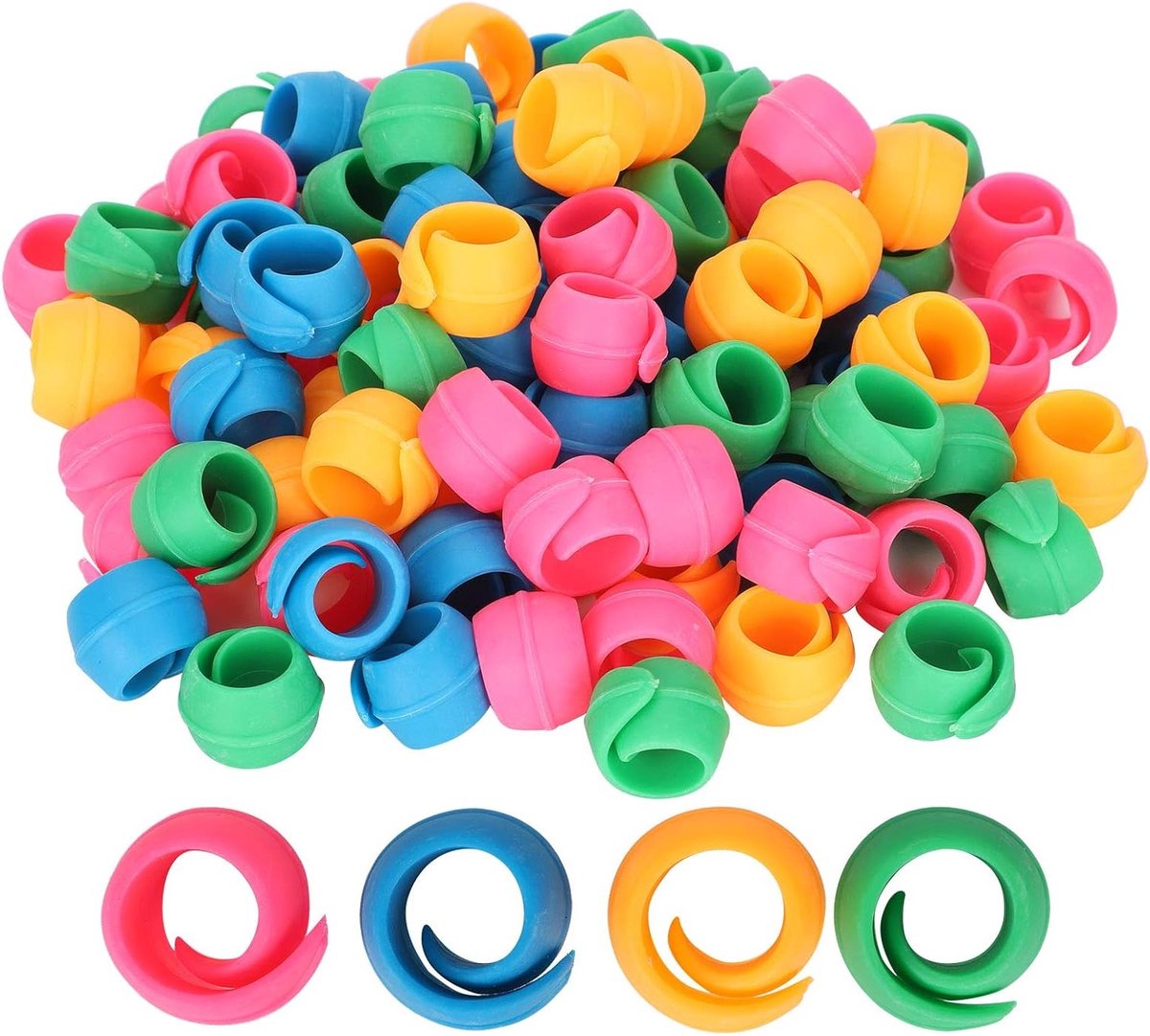 100 Stuks Klipjes voor Spoelen - Draad Organizers voor Naaiwerk, Handwerken en Creatieve Projecten