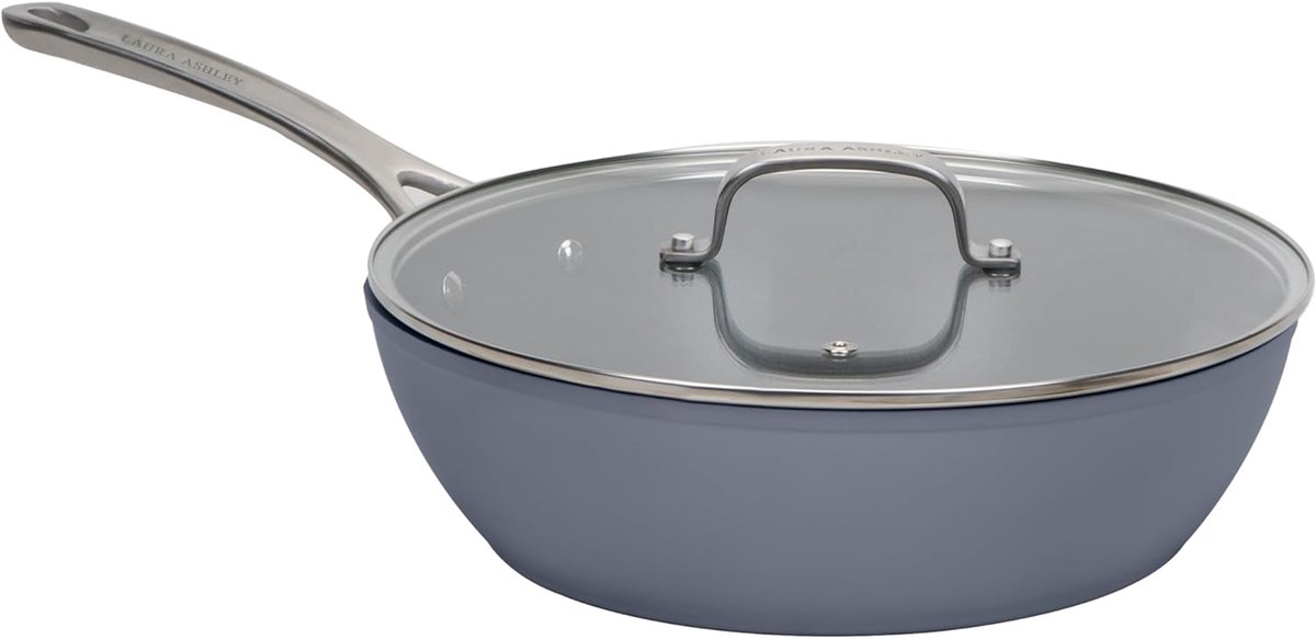 Grote Sauteerpan Koekenpan met Deksel Snel en Makkelijk Koken Pannen met Antiaanbaklaag 28 cm Diameter
