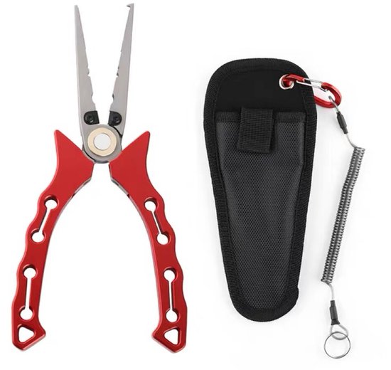 Onthaaktang - Multifunctionele vistang - Vistang - Splitringtang - Vissen - Hengelsport - Aluminium - RVS van Merkloos — afbeelding 2