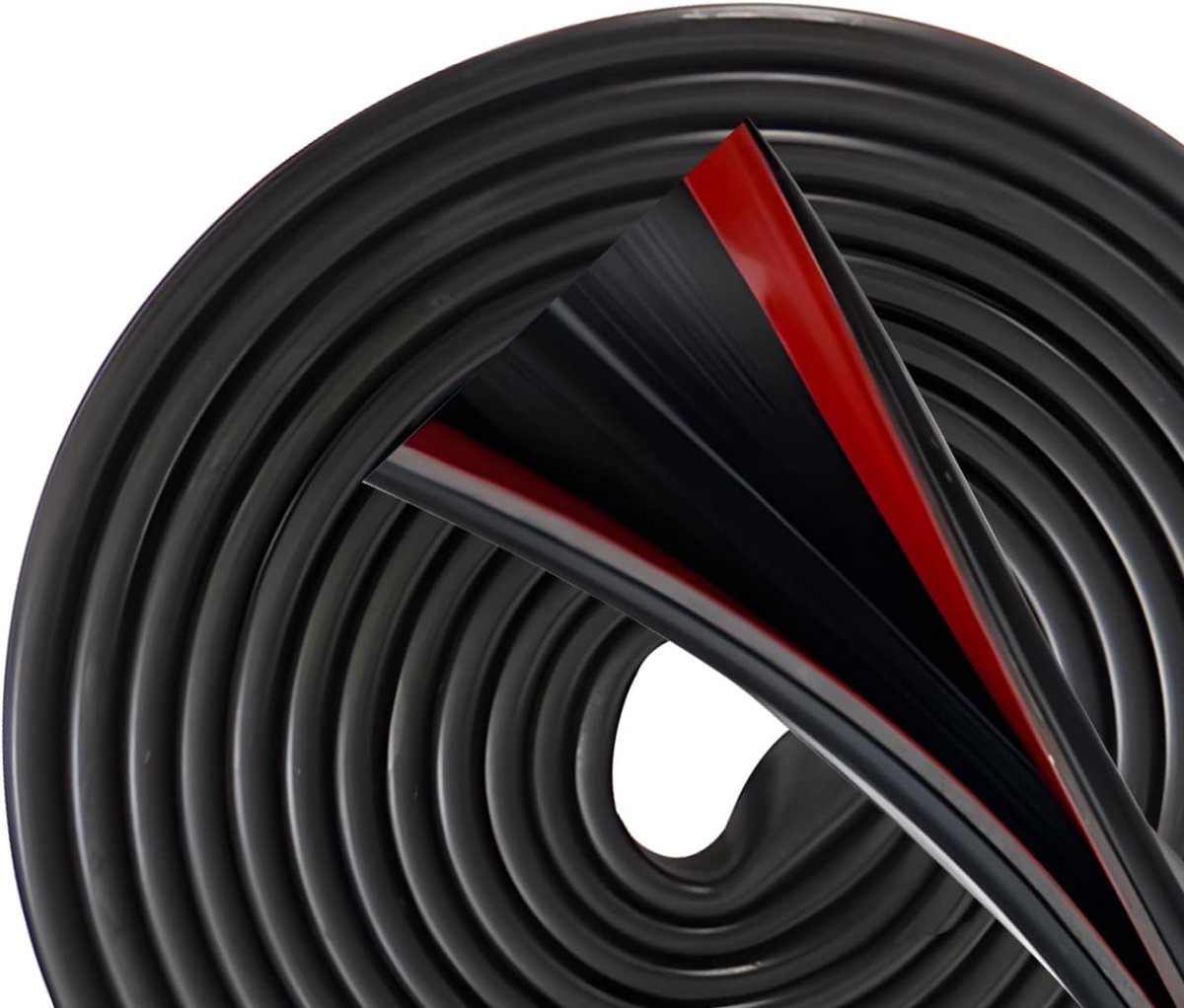 Zelfklevende Rubber Randafwerking - U-vormige Strip voor Deurranden, Raamafdichting en Bescherming van Meubels en Glaspanelen