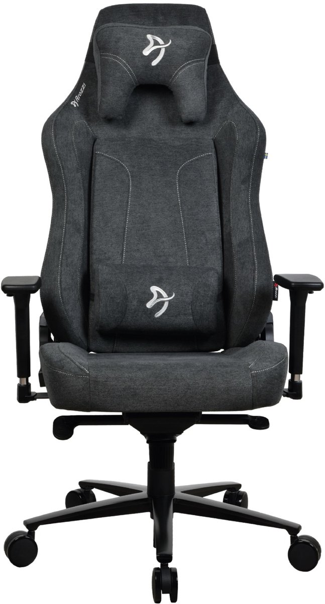 Arozzi Vernazza XL Gamestoel Softfabric Donkergrijs - afbeelding 2