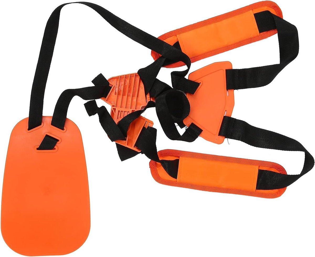 Comfortabele Dubbelschouderband voor Trimmers en Bosmaaiers - Verstelbare Tuinriem van Nylon voor Optimale Ondersteuning en Gebruiksgemak