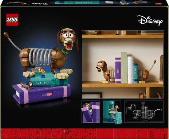 LEGO Disney et Pixar Toy Story Sergent Slinky Serre-livres Kit de construction pour adultes - 43301