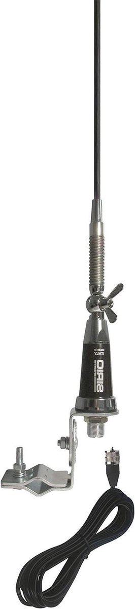 CB Antenne Voertuig - Radio Antenne - Communicatie Onderweg - Ground Less Ontwerp - 114 cm - Zwart