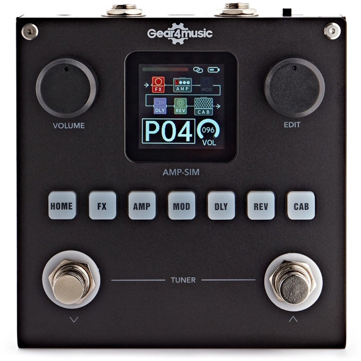 Gitaar Multi Effecten & Amp Simulator Pedaal door Gear4music