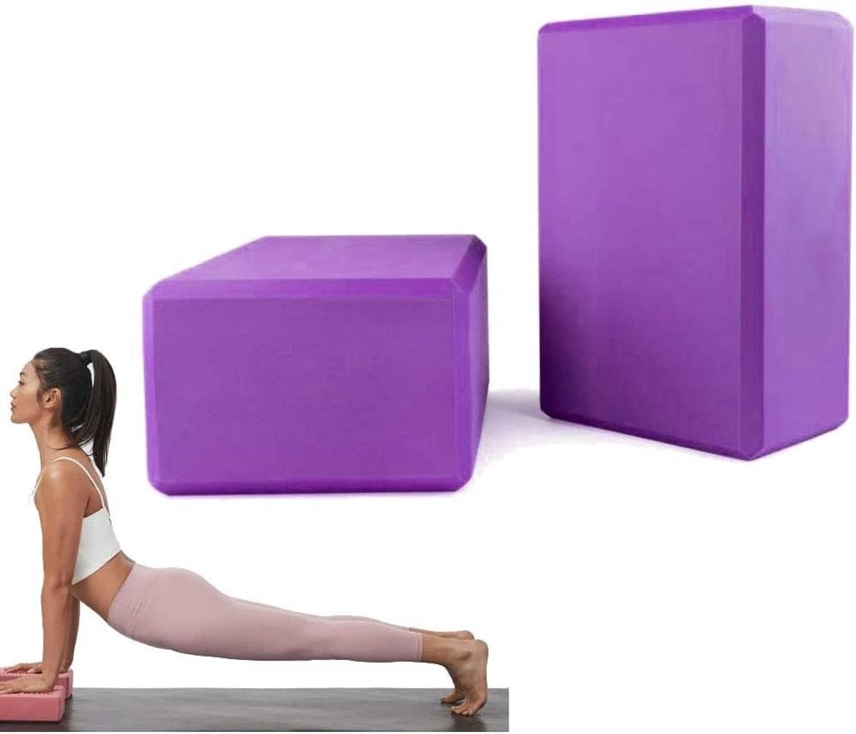 Yoga Stones Set van 2 - EVA Stabiliteit voor Meditatie, Yoga, Pilates en Ondersteuning van Houdingen