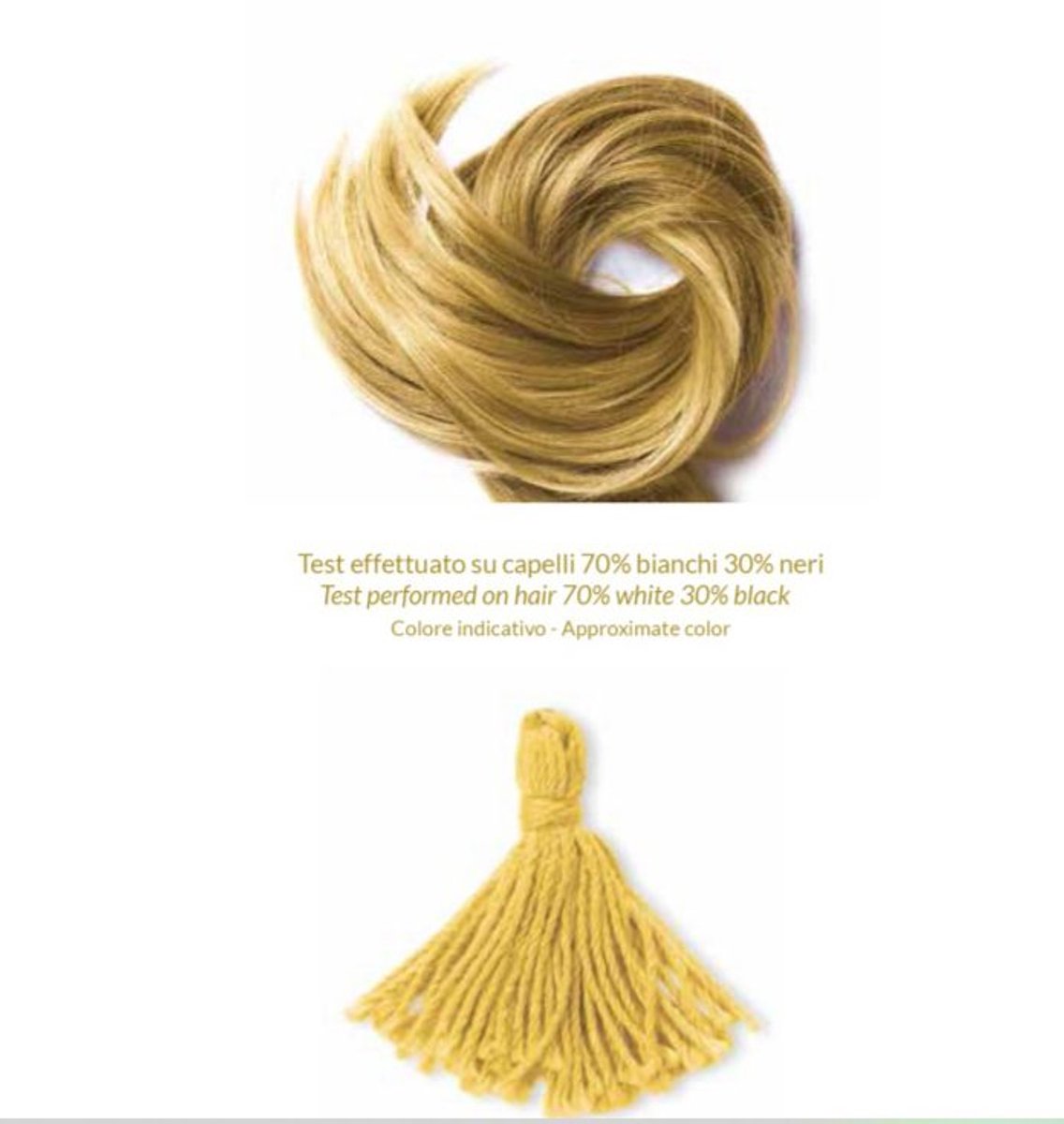 Phitofilos biologische henna verf poeder LICHT GOUD BLOND - Biondo chiaro dorato 100g