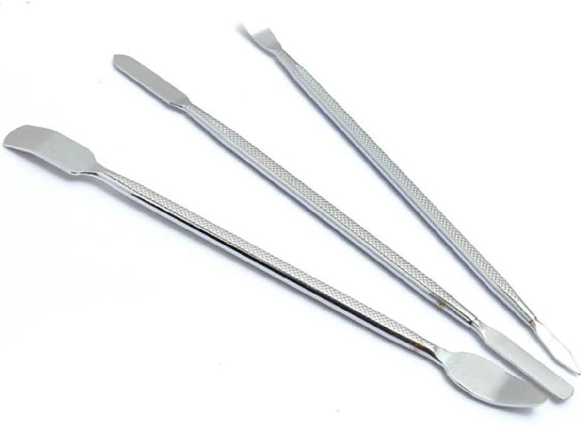 3-Pack Metalen Spudger Opening Tools voor Tablet, Smartphone en Laptop Reparatie Kit