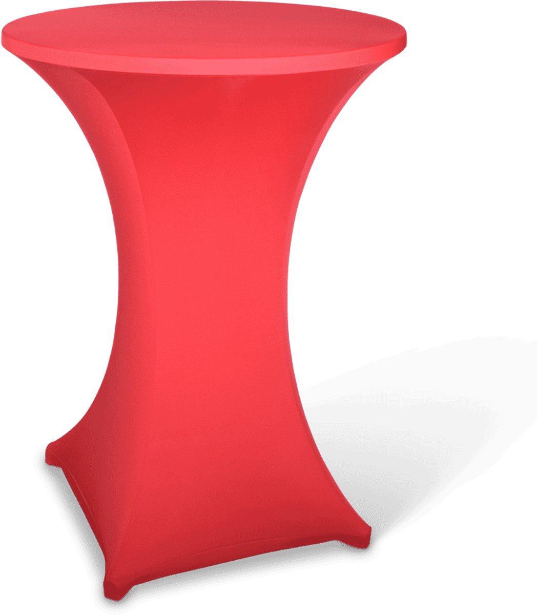 Statafelshop - Statafelrok - Rood - Ø85 cm