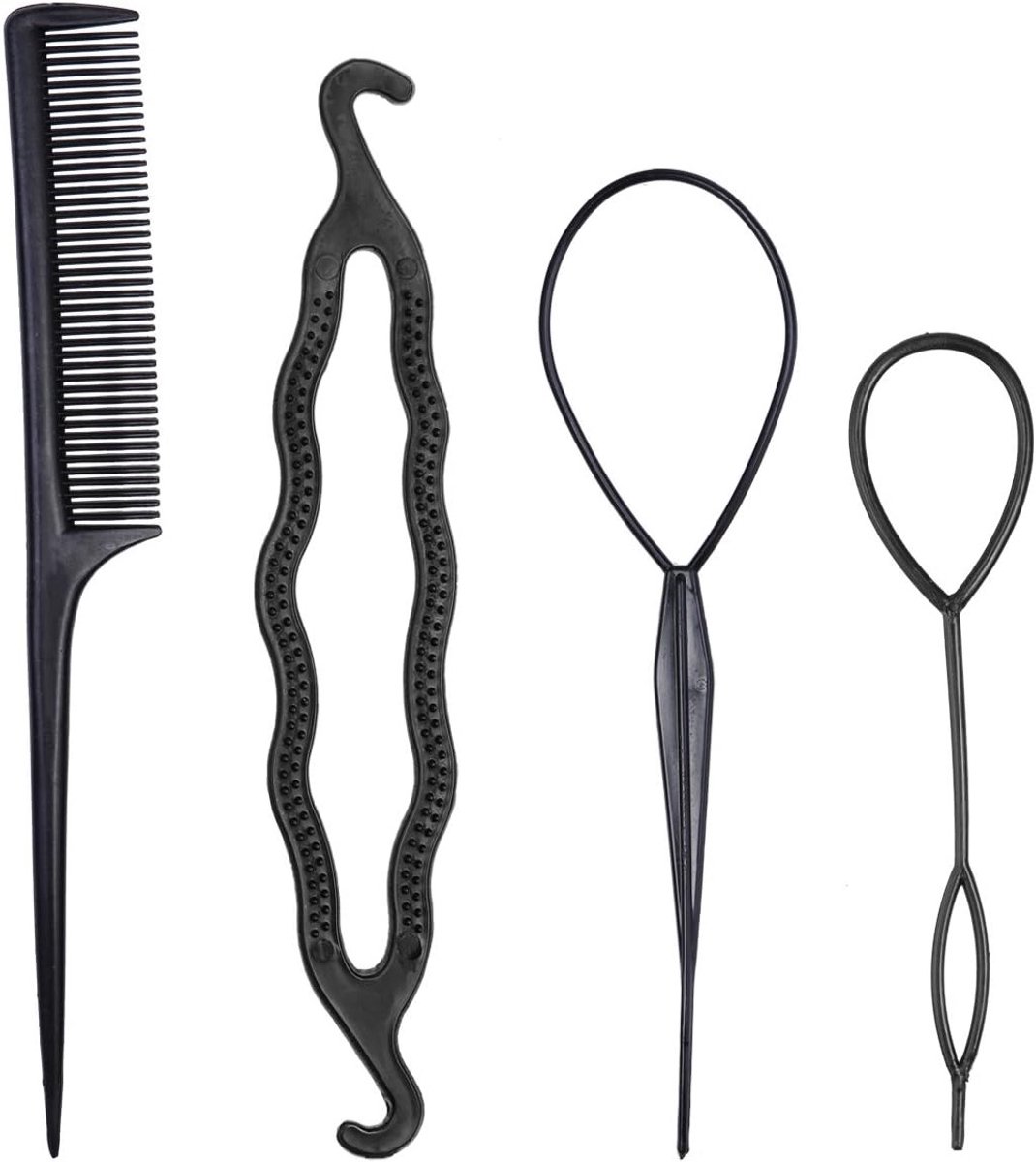 Complete Haarstylingset met Cap Aid, Haar Twist, Haar Knot en Kam voor Perfecte Frisuren