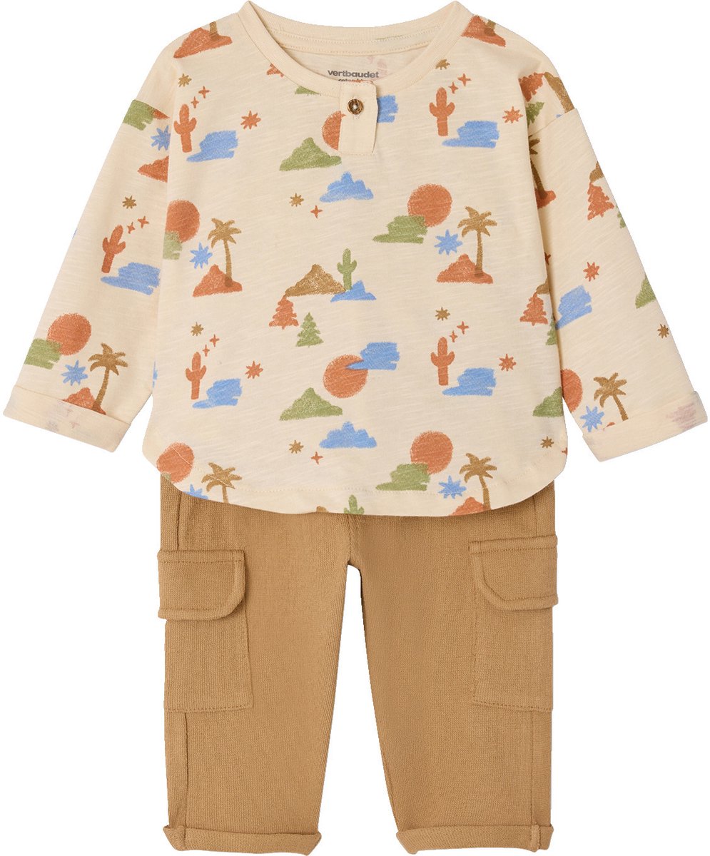 Vertbaudet Babyset baby jongen T-shirt broek