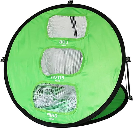 Dubbelzijdig golfnet voor binnen en buiten met 5 gaten - Draagbare trainingshulpmiddelen voor golfers van Merkloos — afbeelding 4
