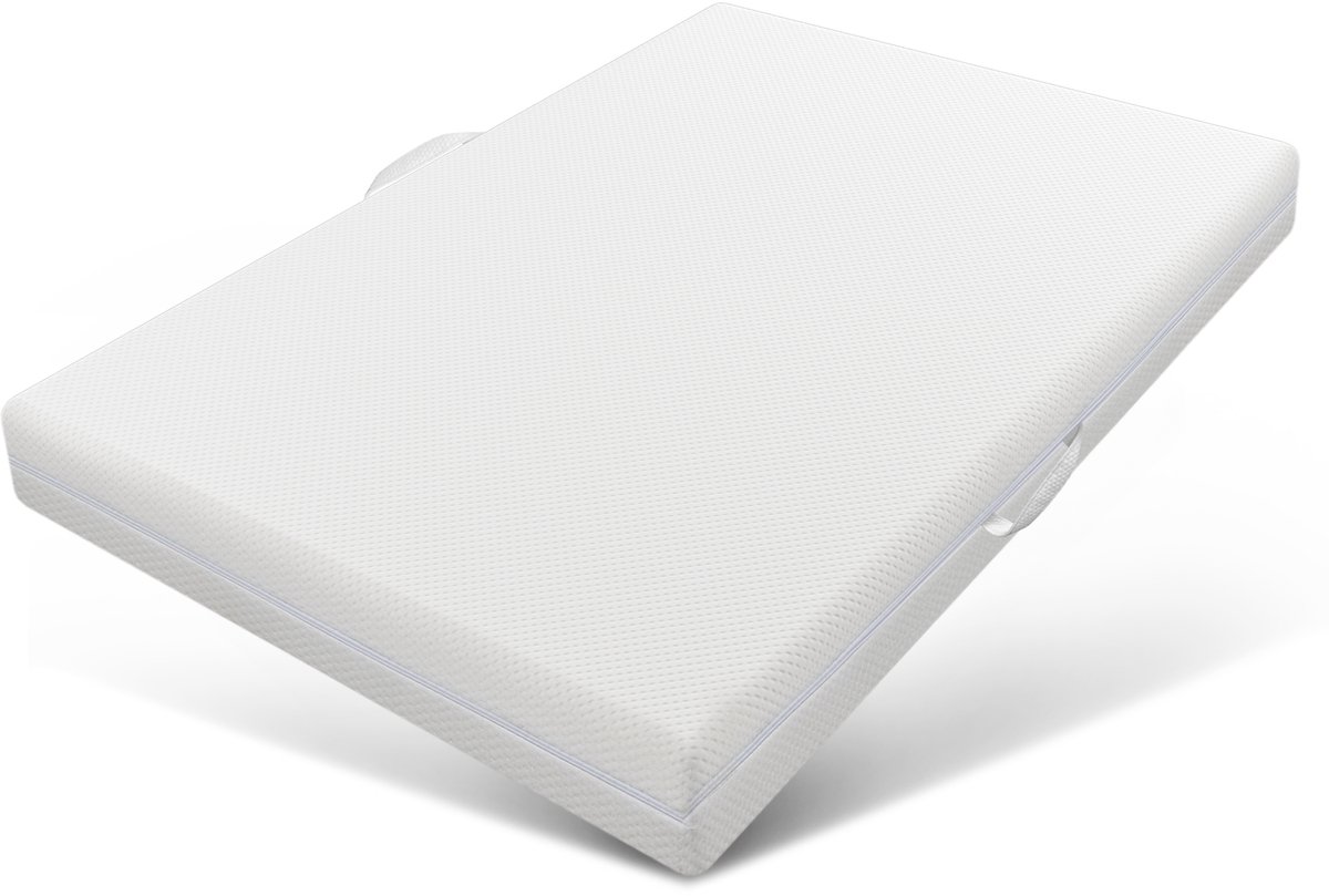 Wishdor Kaltschaummatratze 180x200 cm – 7 Zones Comfortschuim – 20 cm Hoog – H2/H3 Keerbaar – Ademende Klimafaser – Anti-Slip & Wasbaar tot 60°C – Jouw Luxe Kingsize Slapervaring Wit