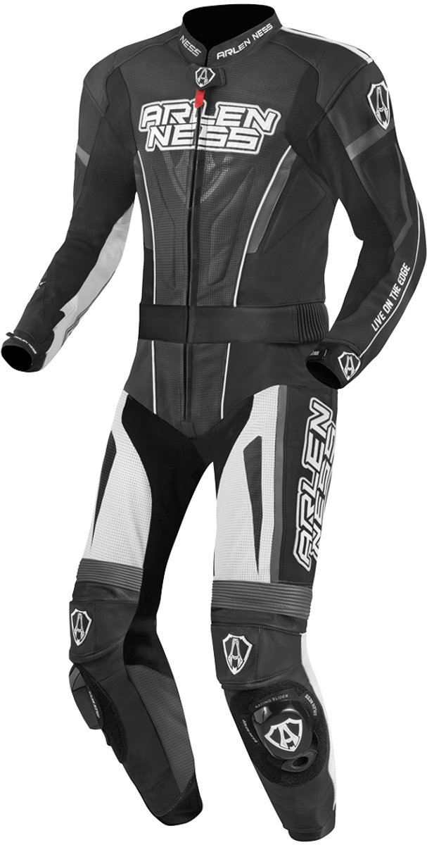 Arlen Ness Edge Tweedelige motorfiets lederen pak -