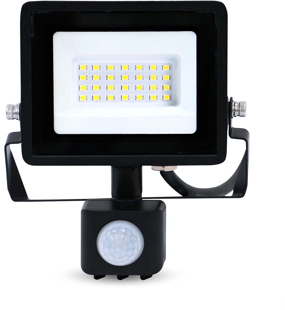 Nedis LED schijnwerper - Bewegingssensor - 20 W - 4000K