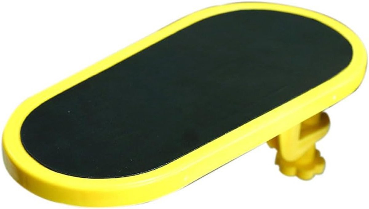 Verstelbare Ergonomische Bureau Extender Arm met Polssteun en 180 Graden Rotatie voor Optimale Polsbescherming - Geel
