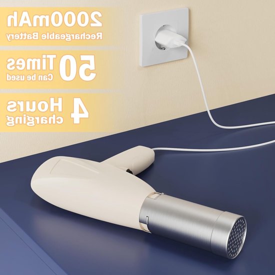 Draagbare Elektrische Pastamaker met 5 Mallen voor Verse Spaghetti en Noodles, Oplaadbare 2000 mAh Capaciteit van Merkloos — afbeelding 3