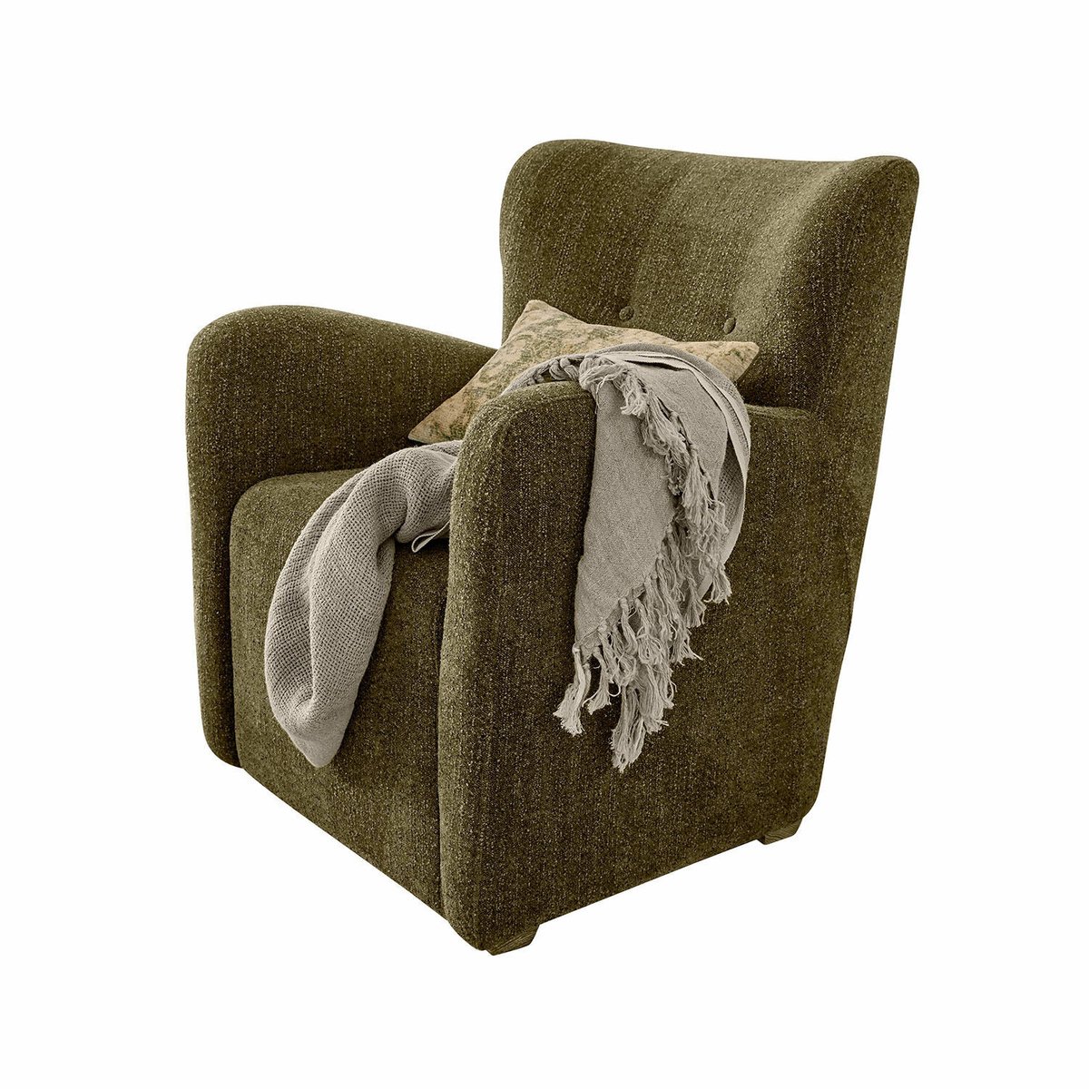 Loberon Fauteuil Somberac groen