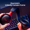 Duurzame, volledig metalen frame.