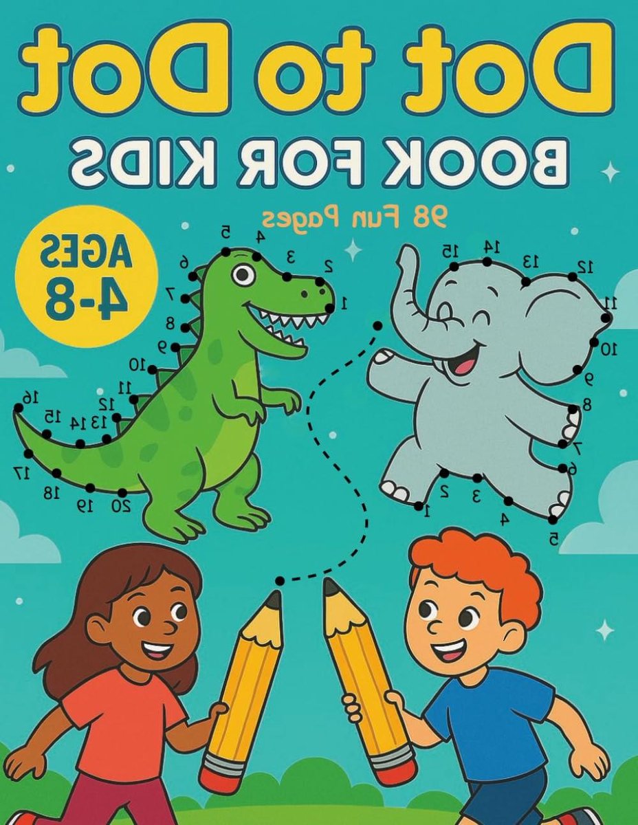 Punt tot Punt Boek - Knutselboek Kinderen - Fijne Motoriek Oefenen - Met Positieve Affirmaties - 98 Pagina's - Niet gespecificeerd