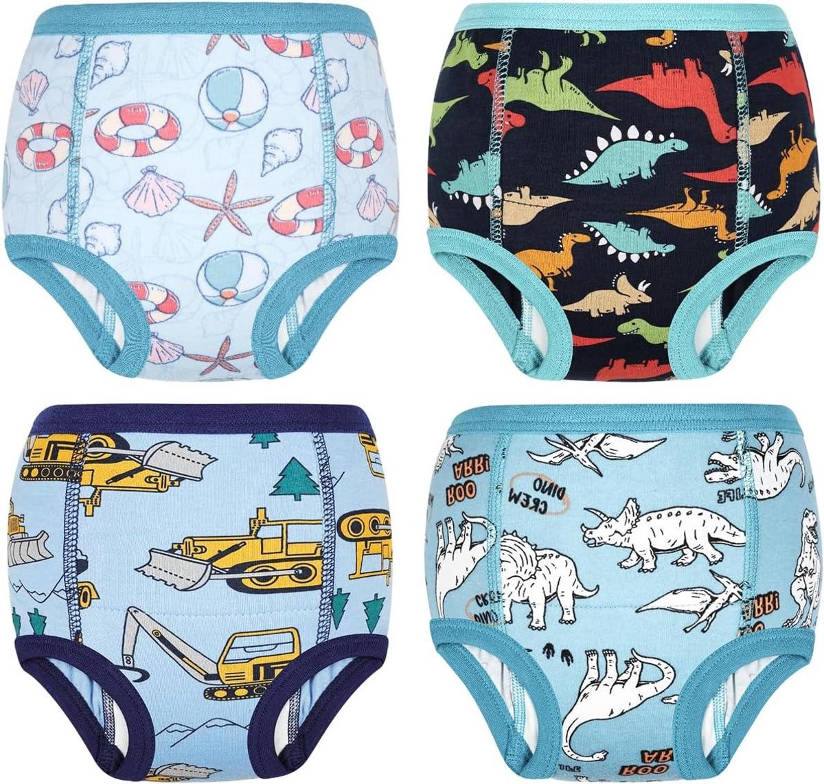 Training Broekjes - Potty Training Broekjes - Zindelijkheidstraining - 6-Laags Absorptie - 4 Stuks