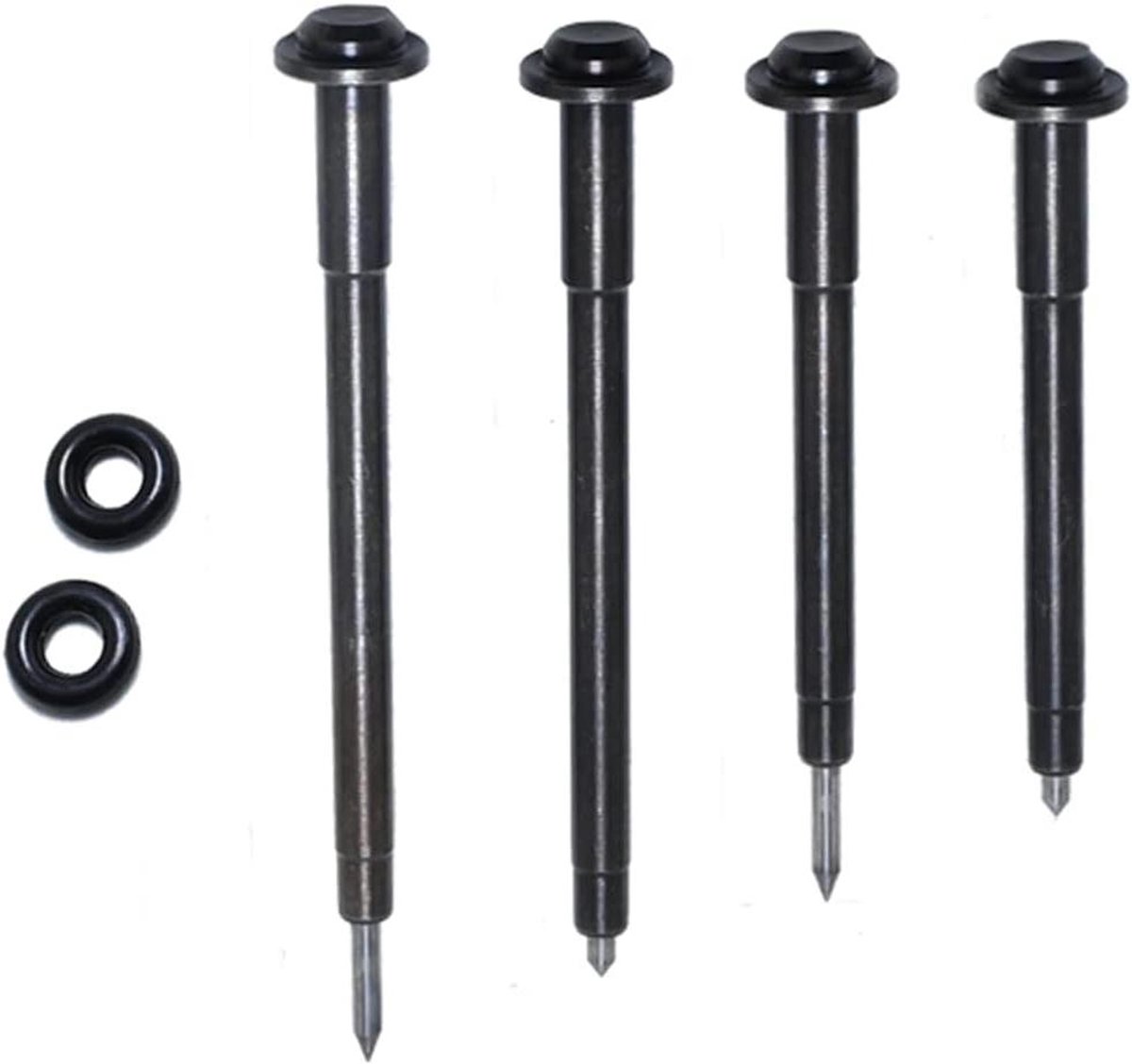 Pneumatische Graveren Pen Tip Air Scribe Pen Beton Graveur Fossielen Industriële Metalen Sieraden Hout Steen Glas Carving Tool Onderdelen Verschillende Lengtes Tip Set