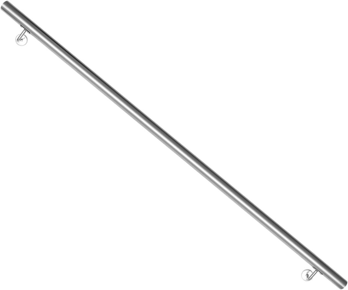 Trapleuning - Stalen Rail - Veilig Traplopen - Roestvrij Staal - 160 cm - Gepolijst