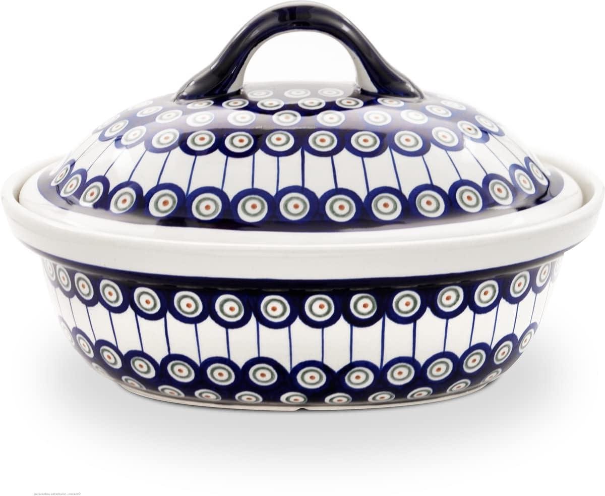 Keramische Braadpan - Ovenschaal Deksel - Mediterrane Bereiding - Zwaar Deksel - 22 Liter - Decor 8