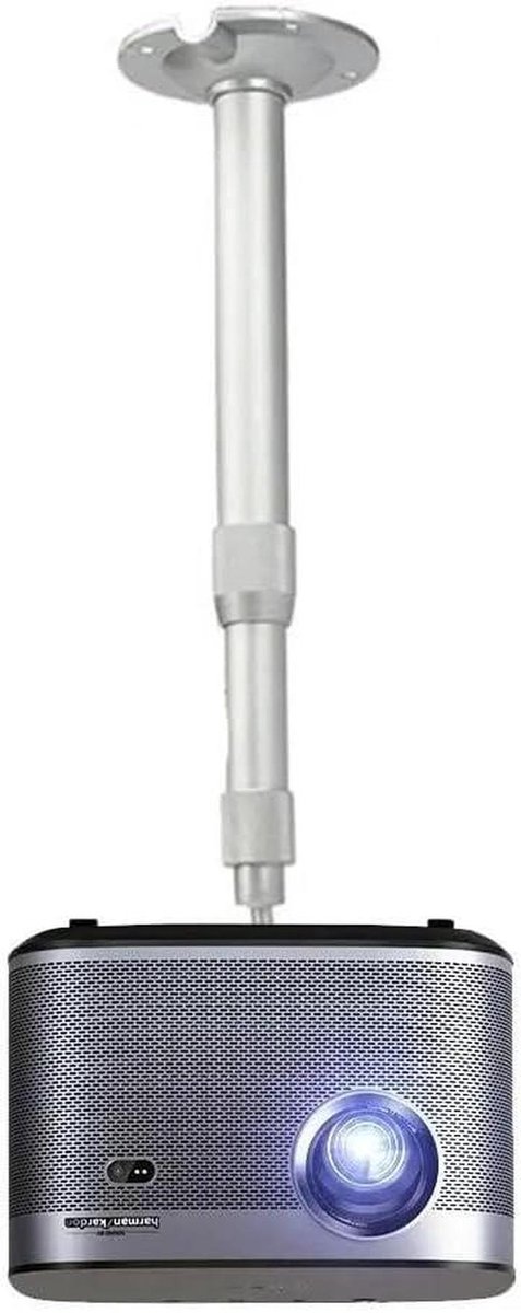 Projectorstandaard - Projectorhouder - Thuisbioscoop Inrichting - 360 Graden Rotatie - 20-40 cm - Zilver