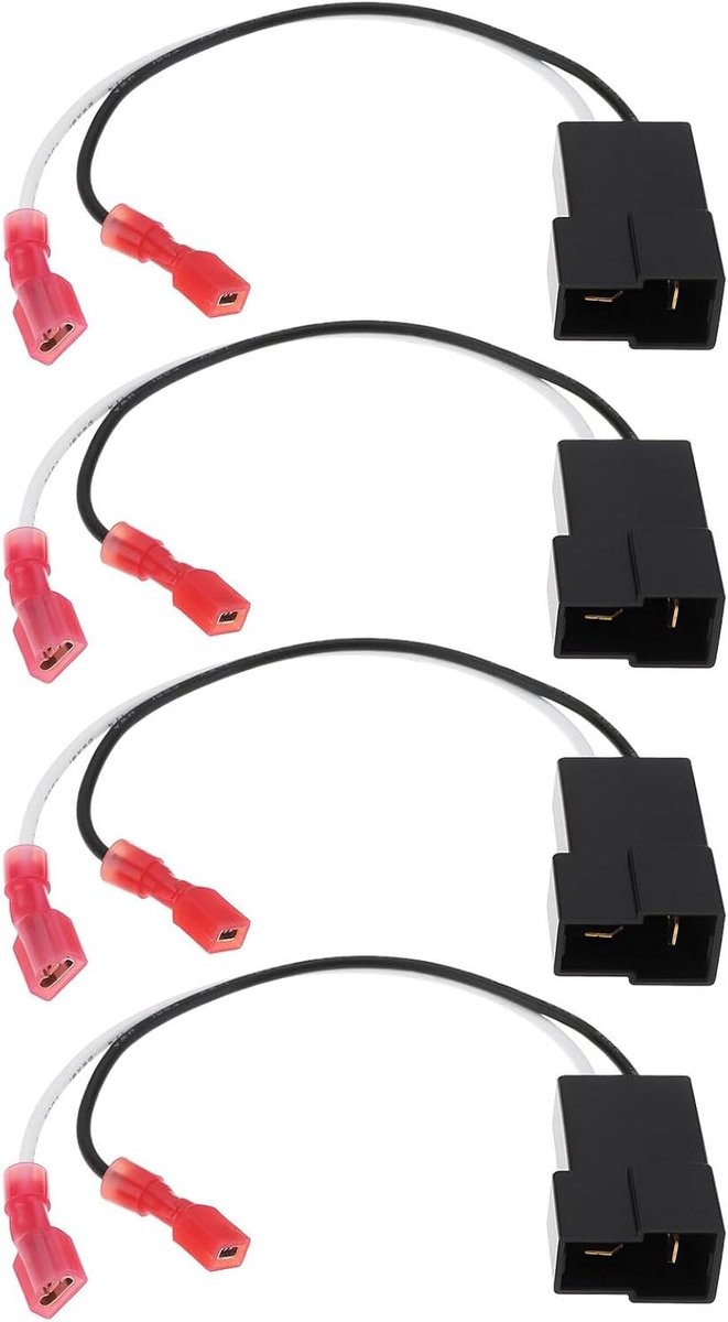 OTOTEC 4-delige autoluidspreker-aansluitkabeladapters Compatibel met Mini One Cooper R50 R52 R53