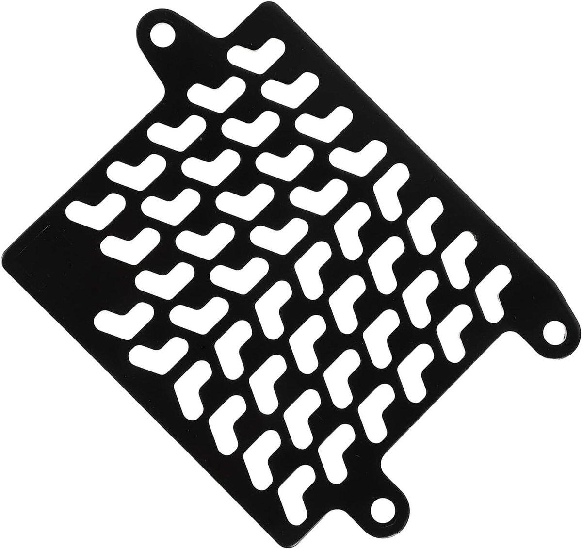 Motorfiets Radiatorbeschermer - Grille Kap - Bescherming Motor - Optimale Luchtstroom - 19.3 x 13.5 cm - Zwart