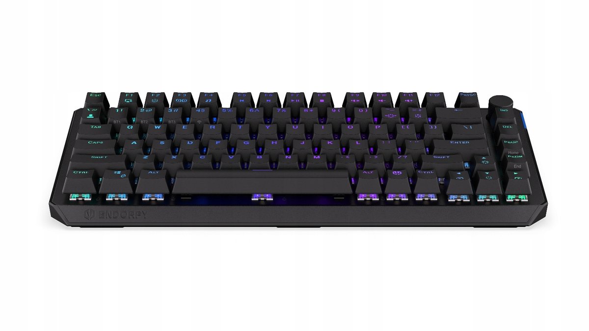 Endorfy Thock 75% Draadloos Kailh Red Switch RGB Engels Mechanisch Gamingtoetsenbord (EY5A073)