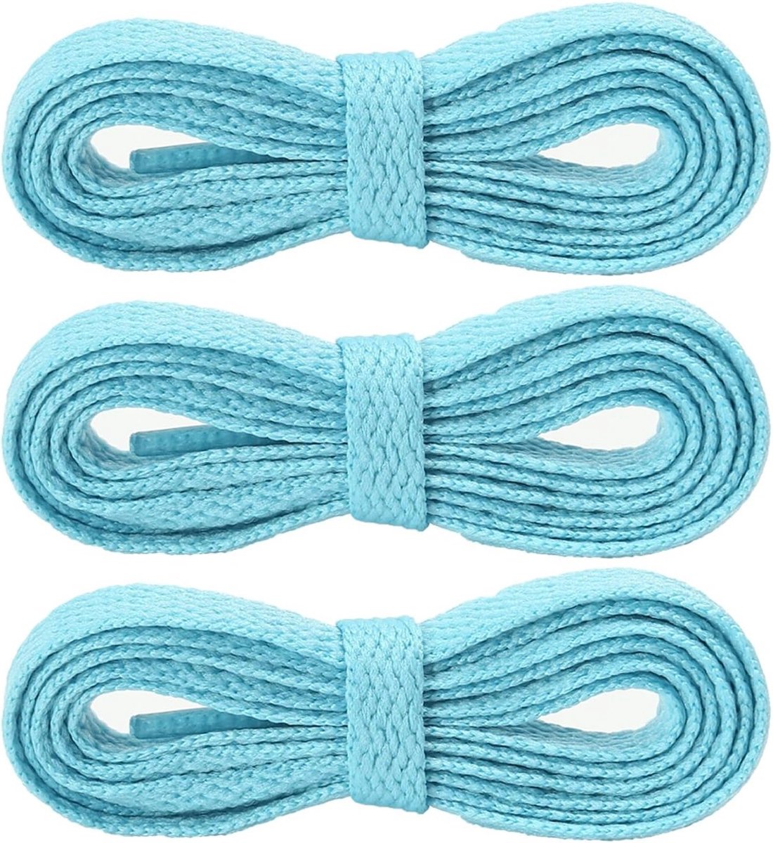 Duurzame Vervangende Veters voor Casual Schoenen - Kleurige Laces voor Sneakers en Wandelschoenen, 3 Paar