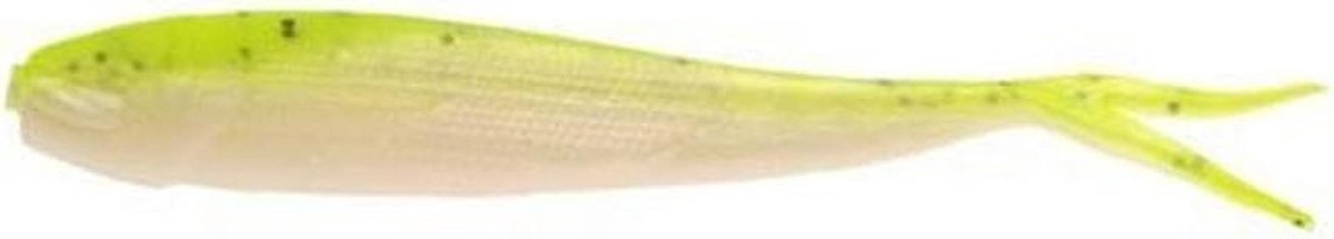 Zacht plastic kunstaas - Vis lokker - Vissen op baars - Biologisch afbreekbaar - 18 stuks - Chartreuse Shad