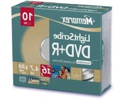 DVD+R Schijven - Opslagmedia - Data Archiveren - Met LightScribe - 10 Stuks - Bedrukbaar