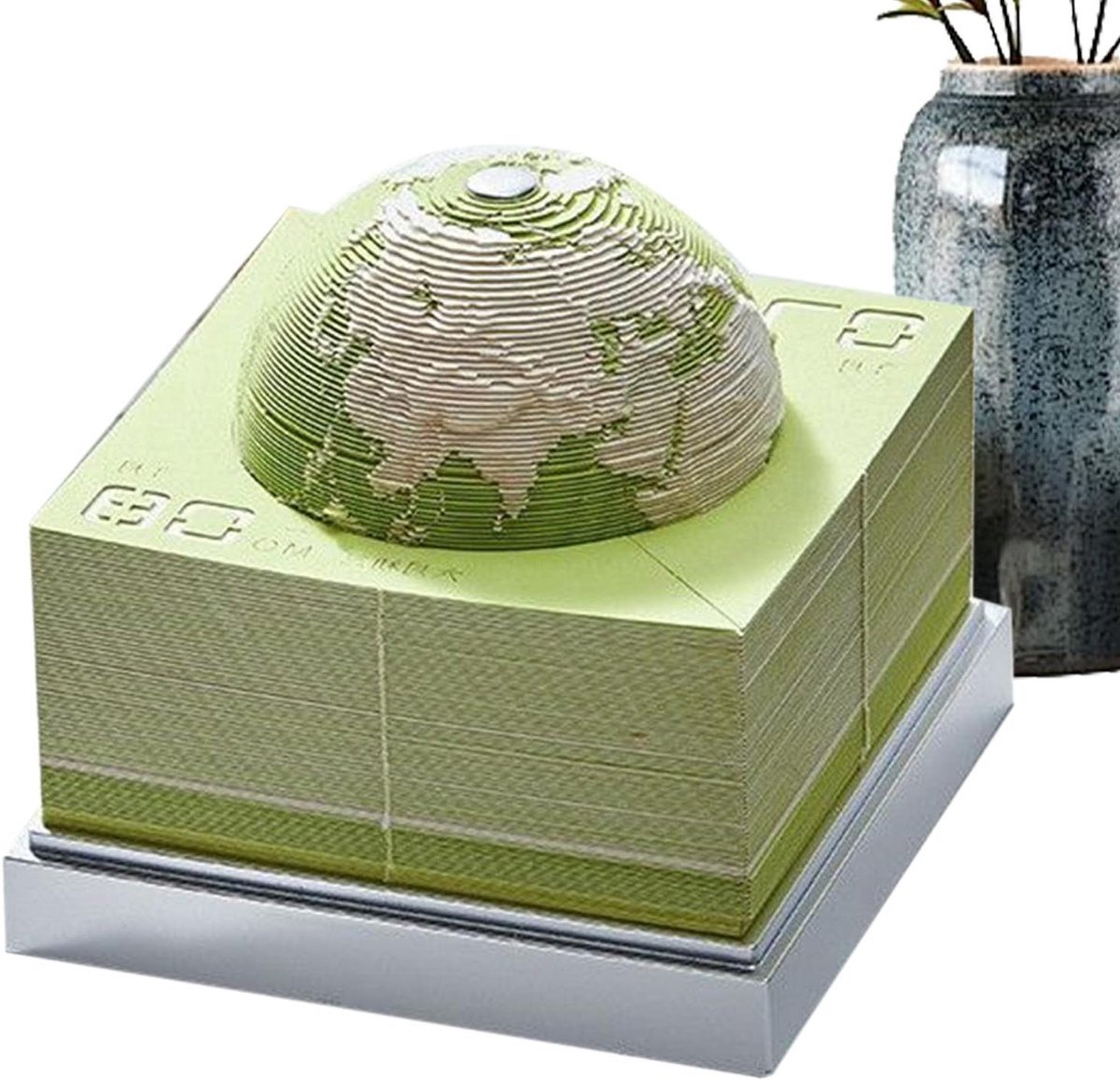 3D Bureaukalender - Papieren Sculptuur Kalender - Jaarplanning Organiseren - Interactief Wereldbol Ontwerp - 9 cm - Niet gespecificeerd