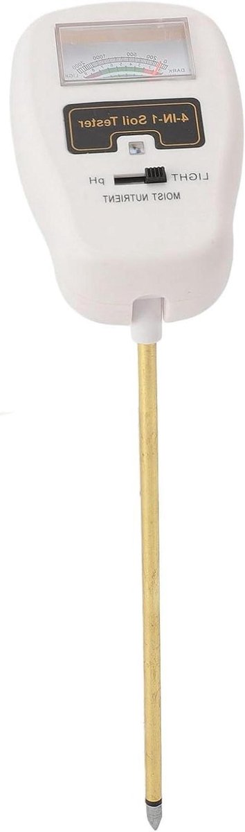 4 in 1 Soil Gauge PH Level Humidity Fertility Soil Tester, Suitable for Potted Plants, Vegetable Plants, Garden, Orchard, Lawn Planting