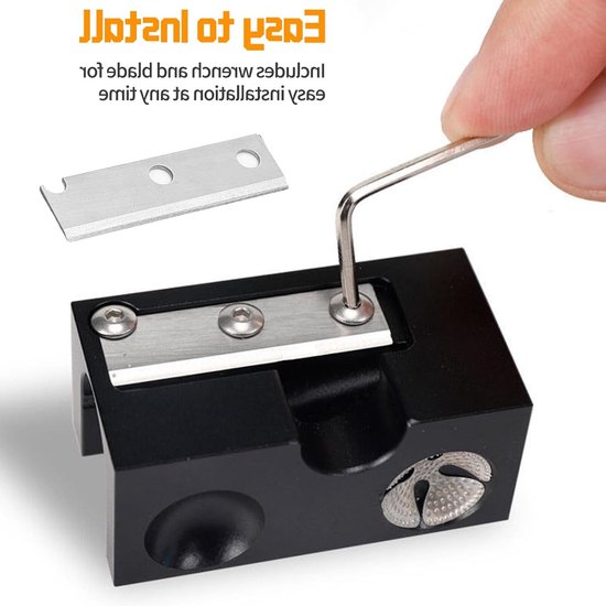 Multifunctionele Billiard Tip Tool voor Cue Reparatie, Scherpe Punt, Trimmer en Shaper voor Biljartaccessoires — afbeelding 2