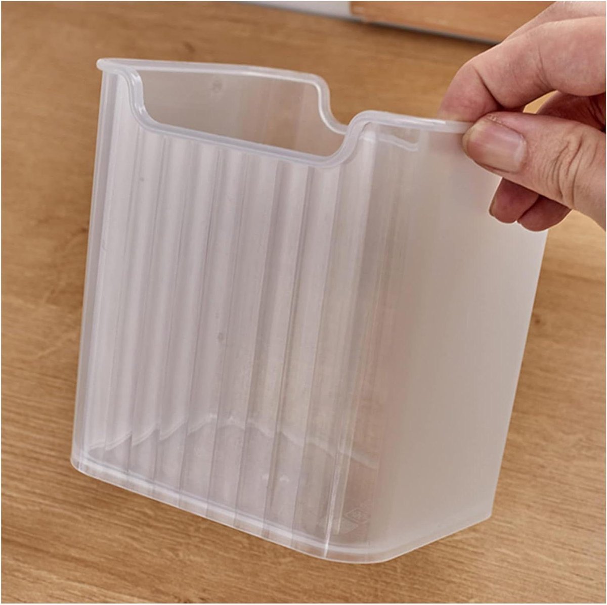 Koelkast Organizer - Opbergbakjes - Voedsel Opslag - Ruimtebesparend - 12.5 cm - Translucent