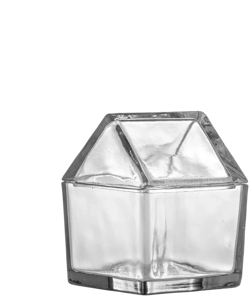 Pot gerecycled glas transparant Elius
