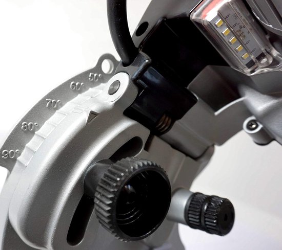 Elektrische Kettingslijper - Universele Slijpmachine Kettingzaag - Kettingen Scherp Houden - Traploos Instelbare Slijphoek - 145 mm Schijfdiameter - Grijs — afbeelding 5