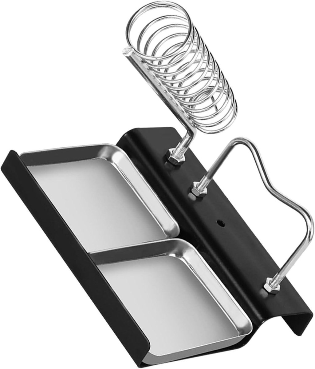Soldeerbout Stand - Hittebestendige Beugel - Elektronica Reparatie - Dubbele Houders - 110x100x45 mm - Metaal