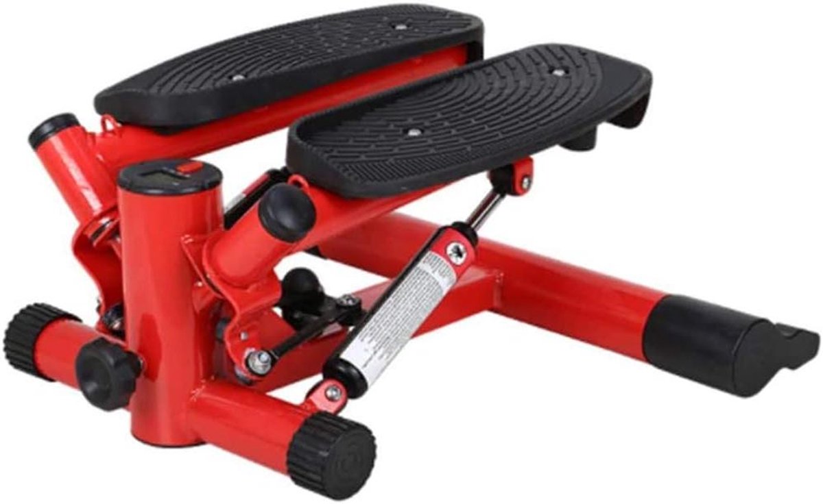 Mini Air Climber - Stepper Hometrainer - Thuis Fitness - Met Weerstandsbanden - Compact Ontwerp - Zwart