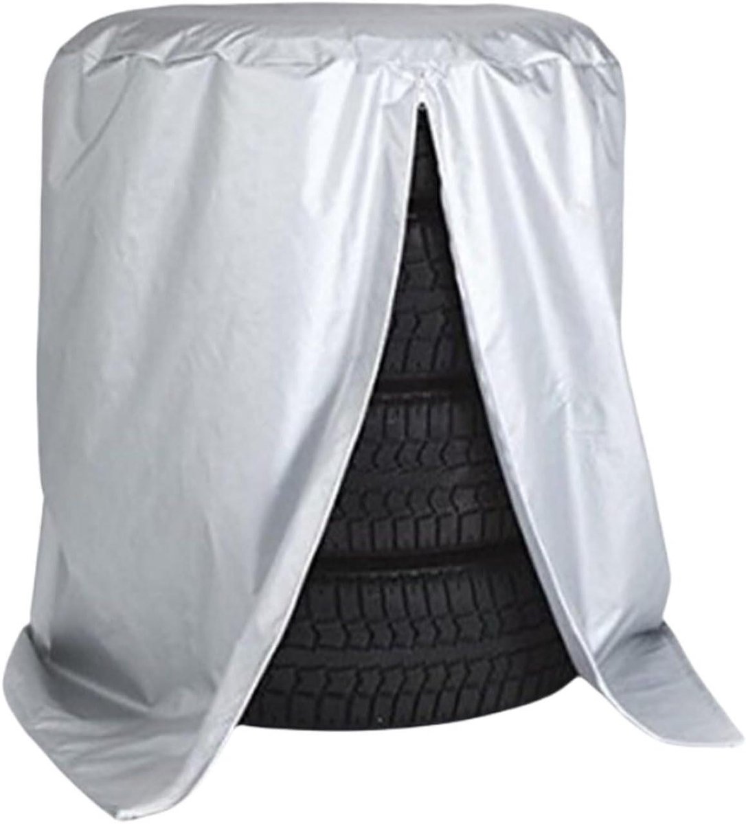 Opbergtas voor banden - Reservewiel beschermers - Banden beschermen - Weerbestendig materiaal - Tot 82x120CM - Zilver
