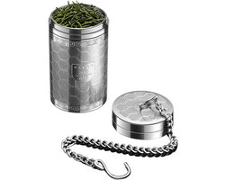 Infuseur à Thé en Acier Inoxydable – Passoire à Extra Fine pour en Vrac | Infuseur avec Crochet et Chaîne Étendue | Filtre à Thé Pratique pour Maison, Bureau et Voyage