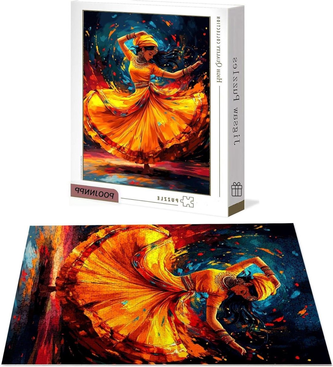 B-7199 Puzzel met kleuren, 5000 stukjes, jigsaw voor volwassenen, doe-het-zelf klassiek spel, vrouwenvormpuzzel, ontspanning en intelligentie, voor jongens vanaf 14 jaar, 156 x 105 cm, 5000 stukjes