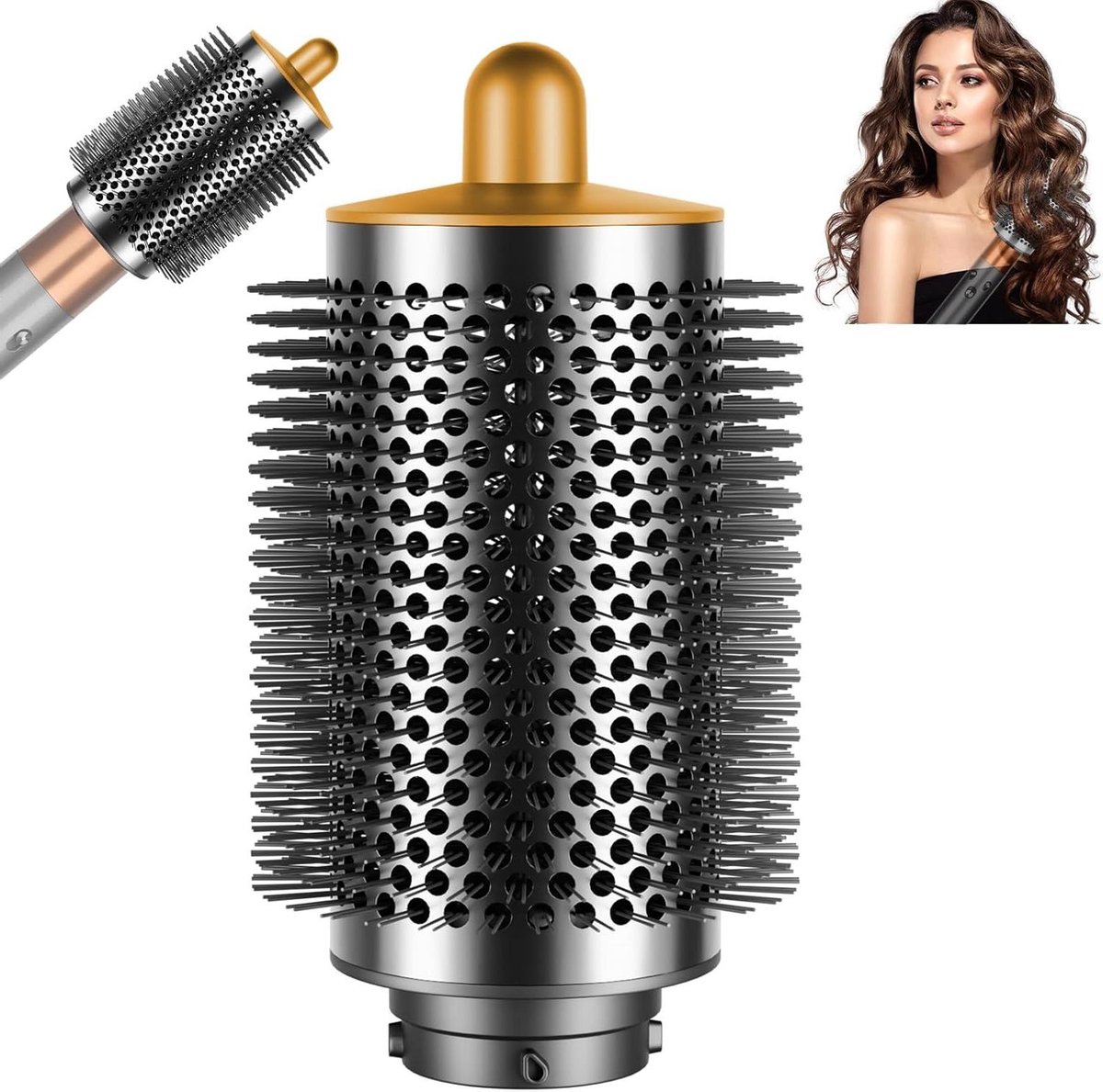 Volumeborstel Opzetstuk - Multistyler - Haarstyler föhn - Diffuser voor Krullen - drelix