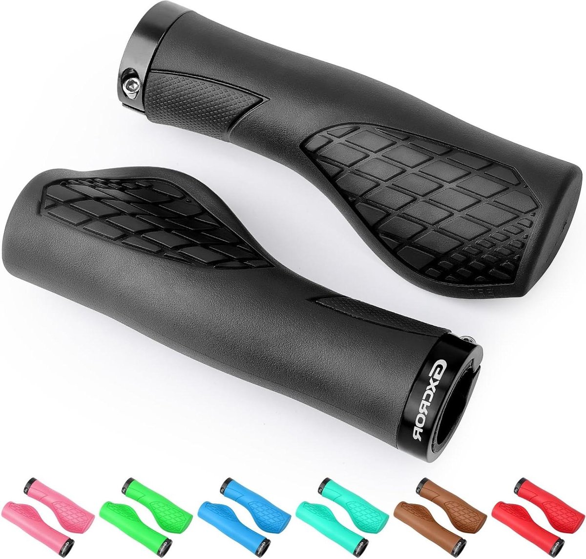Stuurgrepen - Fietshandvatten - Comfortabel Fietsen - Siliconen Materiaal - 156 cm - Zwart
